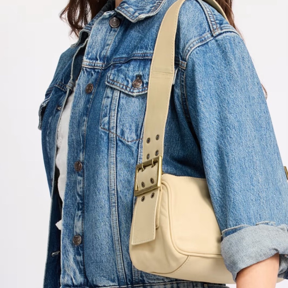 Gorgeous , Free People Over the Arm Candy Bag in sand NWT❤️ - Picture 6 of 8